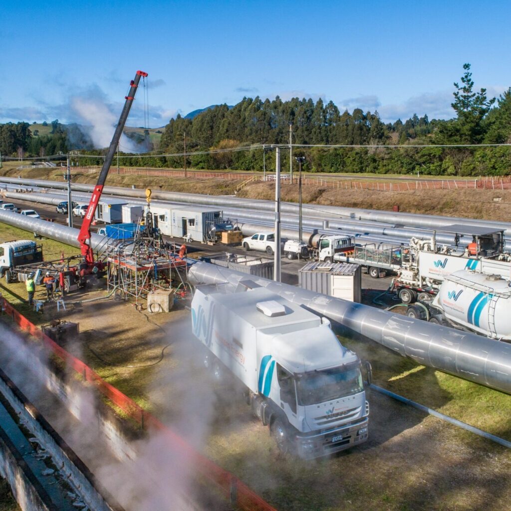 Western Energy At Wairakei Steam Field
